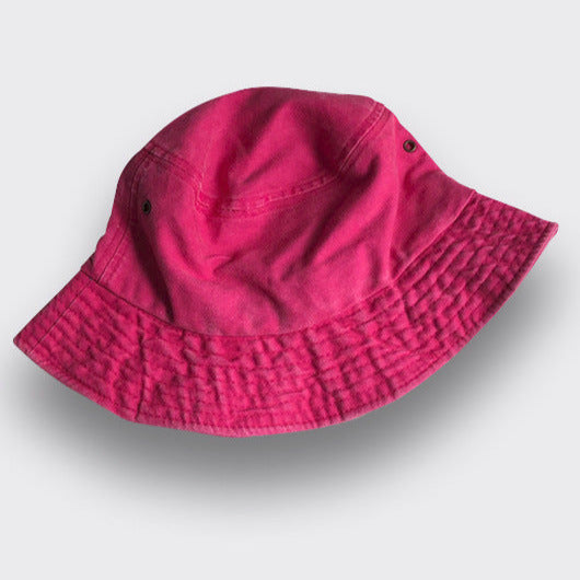 Retro Denim Washed Look Fischerhut – Stilvoller Bucket Hat