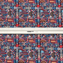 Lade das Bild in den Galerie-Viewer, Baumwolle I Mandala Ornamente Yantra Bunt