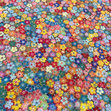 Lade das Bild in den Galerie-Viewer, Baumwollstoff I Blumen Blumenfeld Farbenfroh