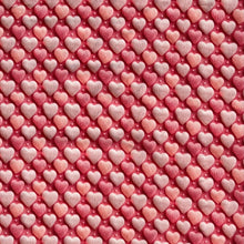 Lade das Bild in den Galerie-Viewer, Baumwollstoff I Love Herz 3D-Strickmuster Rosa Liebe