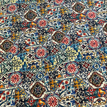 Lade das Bild in den Galerie-Viewer, Baumwollstoff I Stoff Meterware Patchwork Ornamente Mandala Bunt Yantra