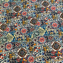Lade das Bild in den Galerie-Viewer, Baumwollstoff I Stoff Meterware Patchwork Ornamente Mandala Bunt Yantra