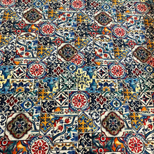 Lade das Bild in den Galerie-Viewer, Baumwollstoff I Stoff Meterware Patchwork Ornamente Mandala Bunt Yantra