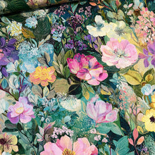 Lade das Bild in den Galerie-Viewer, Baumwollstoff | Blumen Frühling Malerei