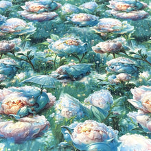 Lade das Bild in den Galerie-Viewer, Baumwollstoff | Feenland Märchen Elfen Fantasie Zauberwelt Märchenwald