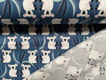 Lade das Bild in den Galerie-Viewer, Baumwollstoff | Koalas auf Blau