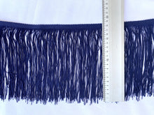 Lade das Bild in den Galerie-Viewer, Fransenborte | Dunkelblau