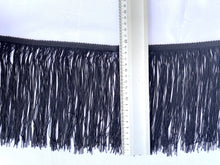 Lade das Bild in den Galerie-Viewer, Fransenborte | Schwarz