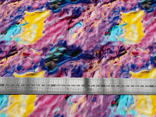 Lade das Bild in den Galerie-Viewer, Baumwollstoff | Farbverlauf Bubblegum Acrylic Pour