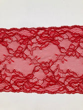 Lade das Bild in den Galerie-Viewer, Spitzenborte | Wimpernspitze in Rot