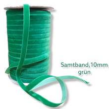 Lade das Bild in den Galerie-Viewer, Samtband 10mm breit - Elegante Vielfalt in jeder Farbe