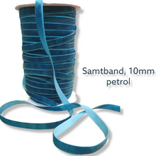Lade das Bild in den Galerie-Viewer, Samtband 10mm breit - Elegante Vielfalt in jeder Farbe