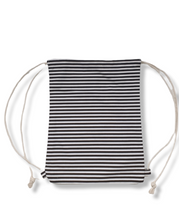Lade das Bild in den Galerie-Viewer, Beutel / Rucksack im maritimen Design mit Streifen und Anker Print, Sportbeutel, Unisex