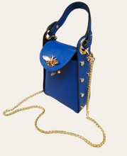 Lade das Bild in den Galerie-Viewer, Ledertasche mit Bienenverschluß