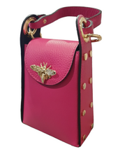 Lade das Bild in den Galerie-Viewer, Ledertasche mit Bienenverschluß
