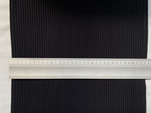 Lade das Bild in den Galerie-Viewer, Grobstrick Baumwollbündchen | gerippt Schlauchware in Schwarz
