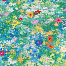 Lade das Bild in den Galerie-Viewer, Baumwollstoff Meterware Patchworkstoff Stoff mit bunten Blumen Blütenmeer Malerei
