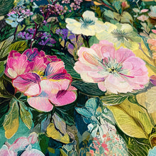 Lade das Bild in den Galerie-Viewer, Baumwollstoff | Blumen Frühling Malerei
