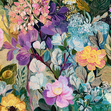 Lade das Bild in den Galerie-Viewer, Baumwollstoff | Blumen Frühling Malerei
