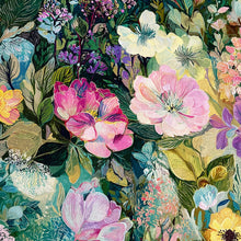 Lade das Bild in den Galerie-Viewer, Baumwollstoff | Blumen Frühling Malerei
