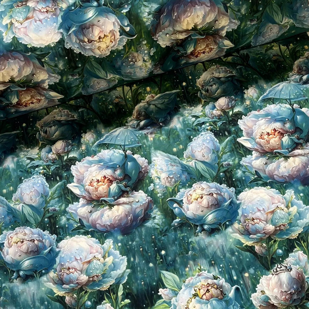 Baumwollstoff | Feenland Märchen Elfen Fantasie Zauberwelt Märchenwald