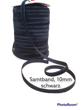 Lade das Bild in den Galerie-Viewer, Samtband 10mm breit - Elegante Vielfalt in jeder Farbe
